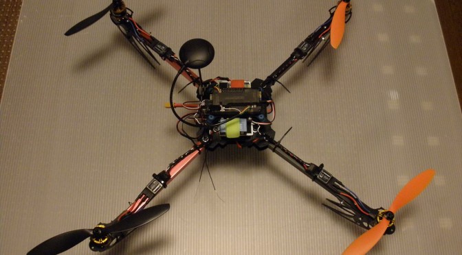 X525 ArduCopter ：組立編#3 ～やっとのことで部品の組付と配線が終了～